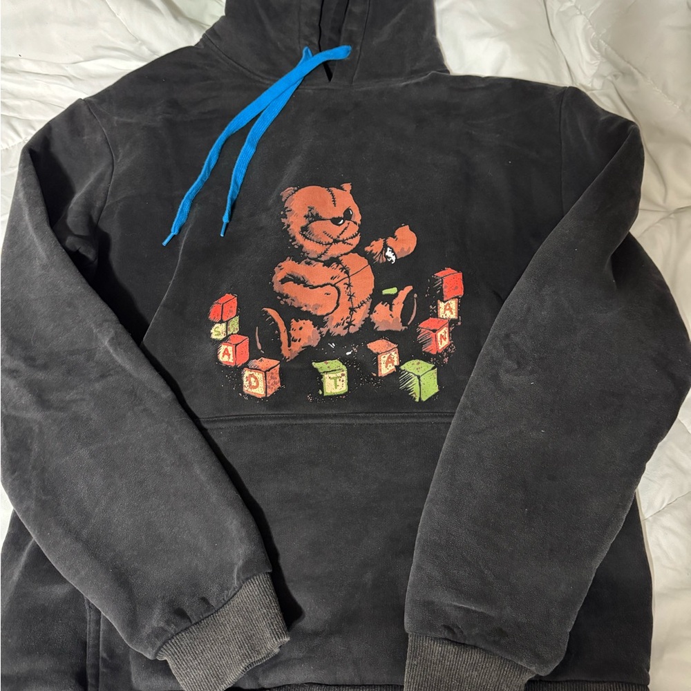 Horror Character Themed Graphic Hoodie